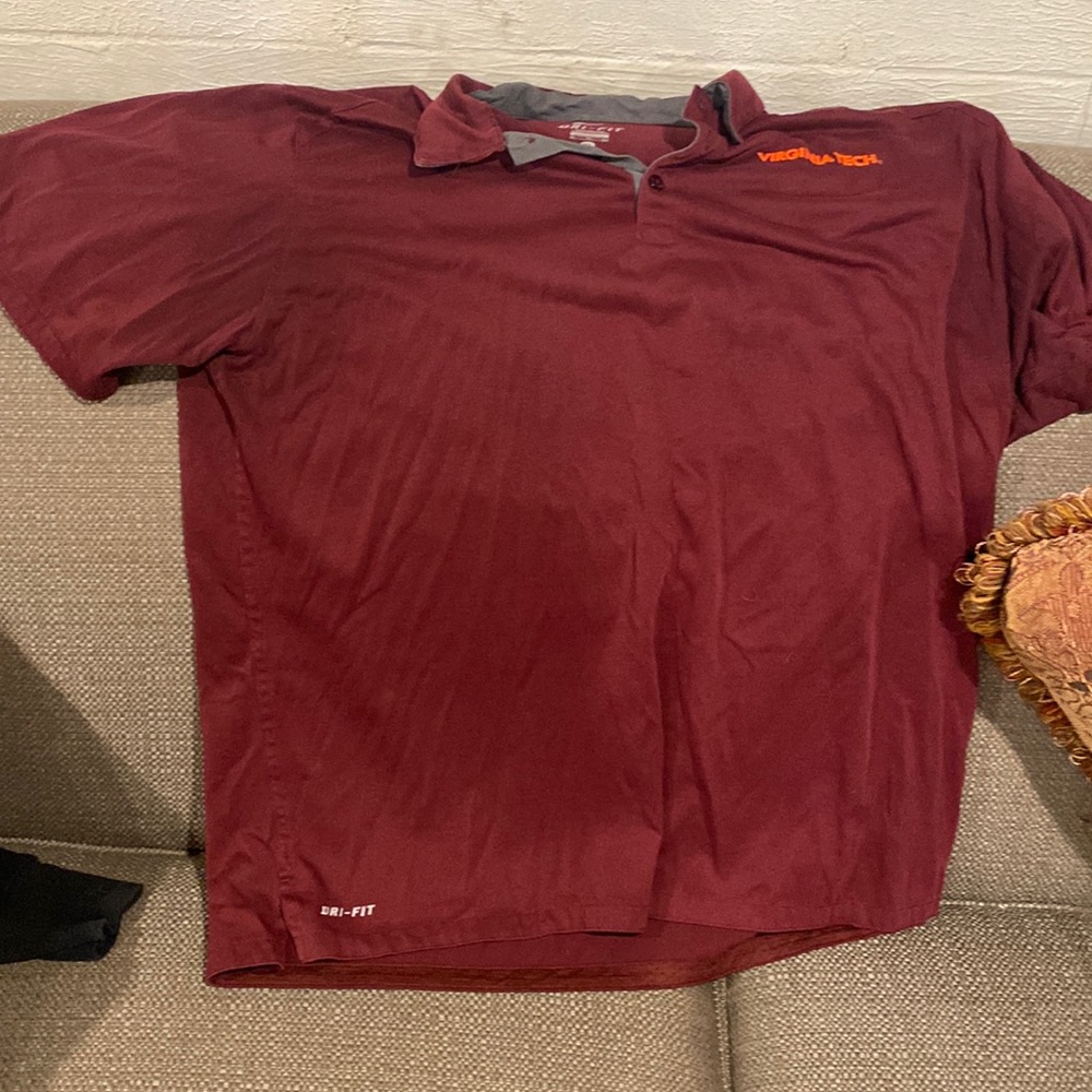 Nike Dri-Fit Virginia Tech polo